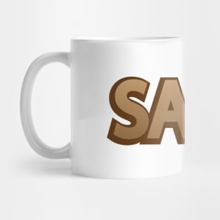 Sand made of sand Mug